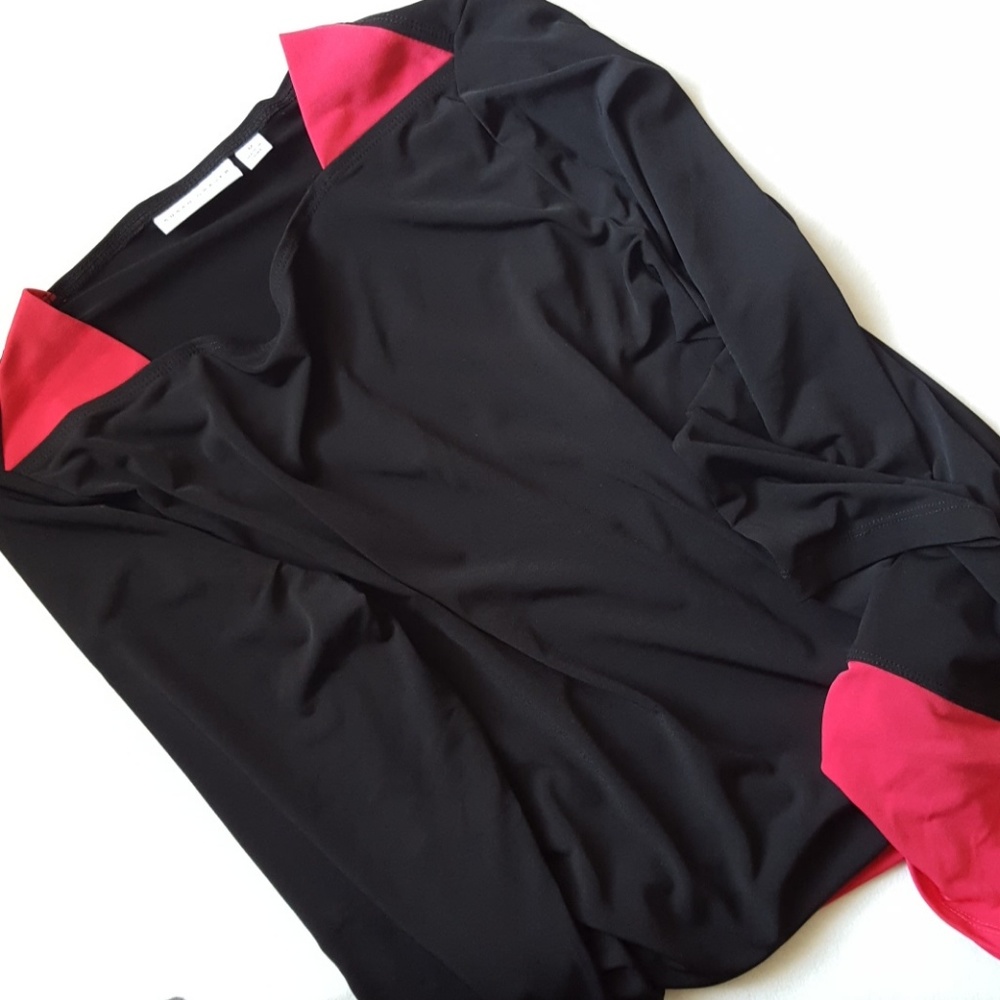Susan Graver || Color Block Blouse